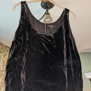 Velvet Tank in Black
